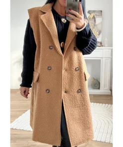 La boutique de Lilie VESTE LONGUE SANS MANCHE ANTOINE> Vestes