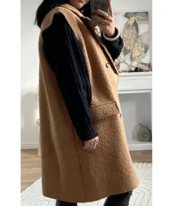 La boutique de Lilie VESTE LONGUE SANS MANCHE ANTOINE> Vestes