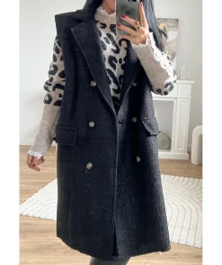 La boutique de Lilie VESTE LONGUE SANS MANCHE ANTOINE> Vestes