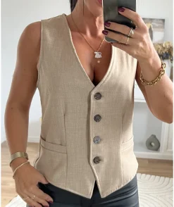 La boutique de Lilie VESTE SANS MANCHE FLAVIE> Vestes