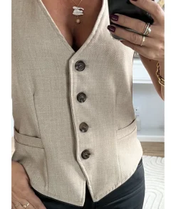 La boutique de Lilie VESTE SANS MANCHE FLAVIE> Vestes
