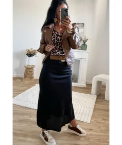 La boutique de Lilie VESTE SIMILI CUIR LAETICIA> Vestes