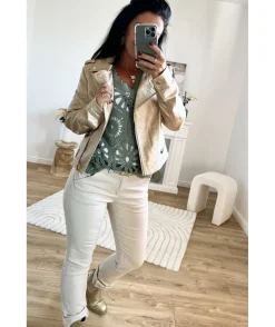 La boutique de Lilie VESTE SIMILI CUIR LAETICIA> Vestes